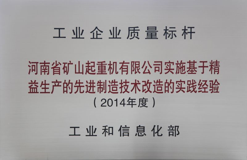 雙標(biāo)桿！河南礦山典型經(jīng)驗(yàn)再次入選全國質(zhì)量標(biāo)桿